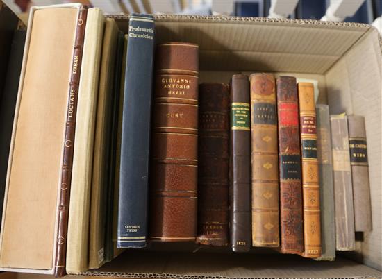 A miscellany of 18th, 19th and 20th century History, Poetry and Topography, 35 works, in 2 boxes